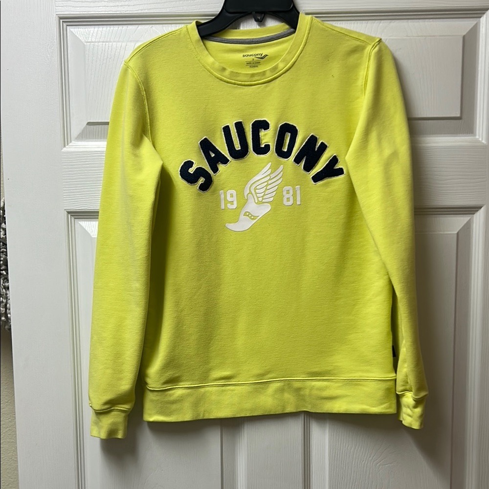 Saucony Women's Yellow Sweatshirt
